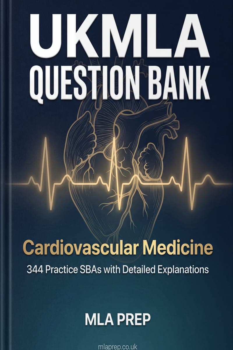 MLA Prep UKMLA Question Bank: Cardiovascular Medicine cover