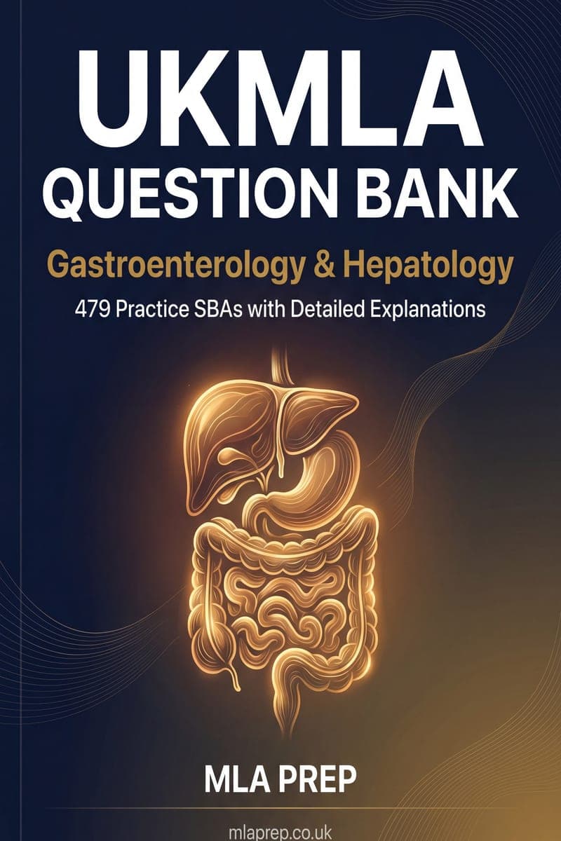MLA Prep UKMLA Question Bank: Gastroenterology & Hepatology cover