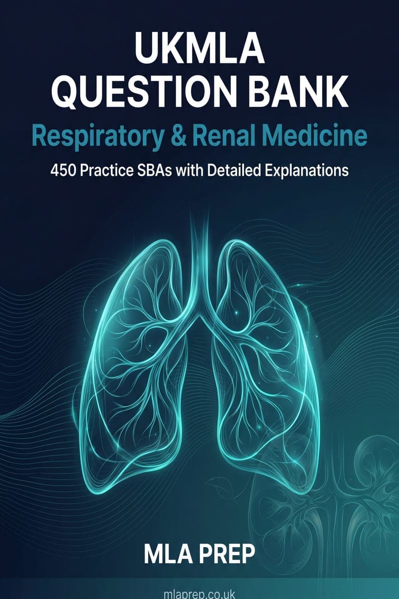 MLA Prep UKMLA Question Bank: Respiratory & Renal Medicine cover