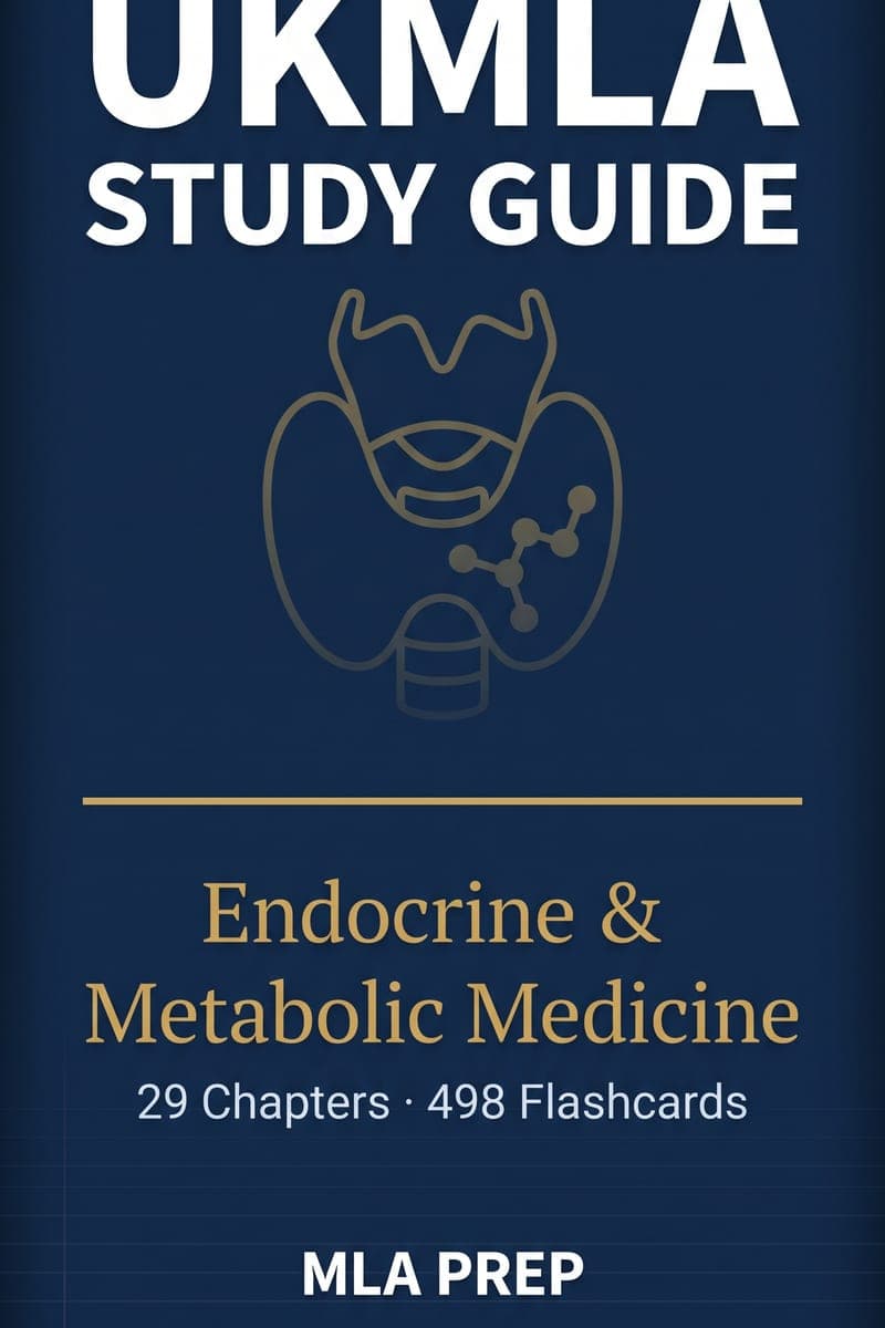 MLA Prep UKMLA Study Guide: Endocrine & Metabolic Medicine cover