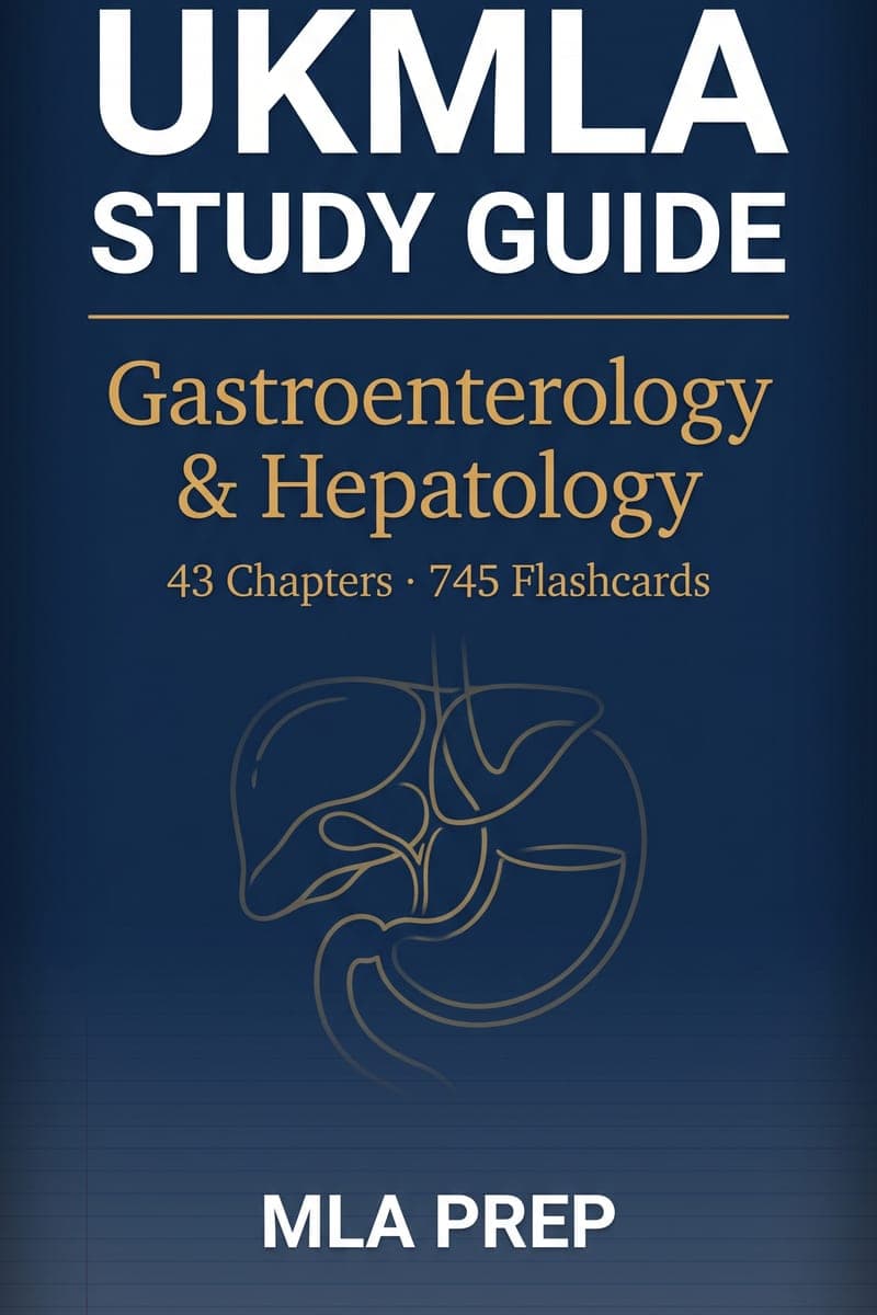 MLA Prep UKMLA Study Guide: Gastroenterology & Hepatology cover