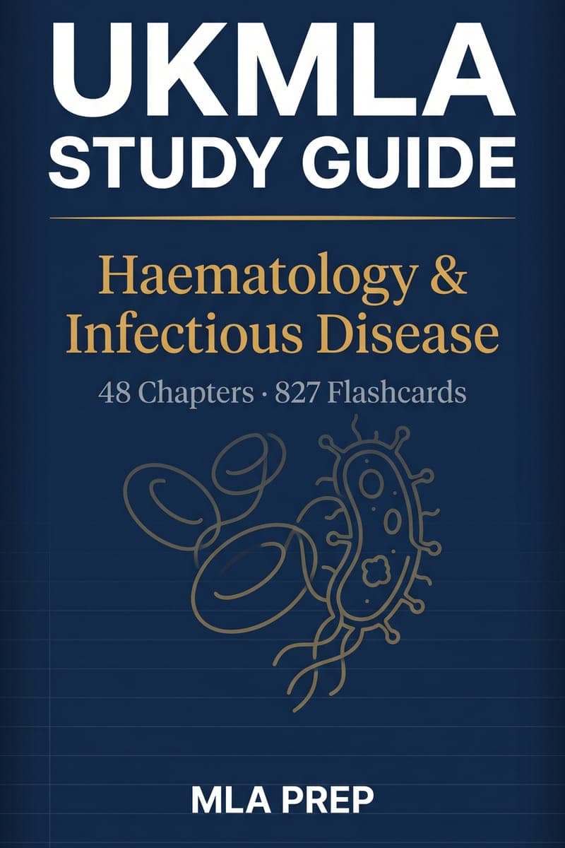 MLA Prep UKMLA Study Guide: Haematology & Infectious Disease cover