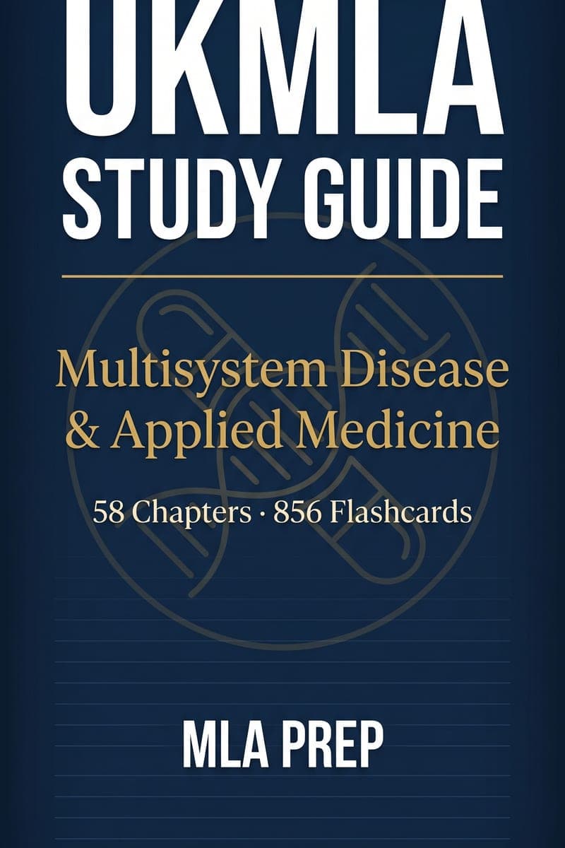 MLA Prep UKMLA Study Guide: Multisystem Disease & Applied Medicine cover