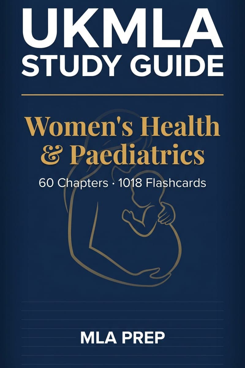 MLA Prep UKMLA Study Guide: Women's Health & Paediatrics cover